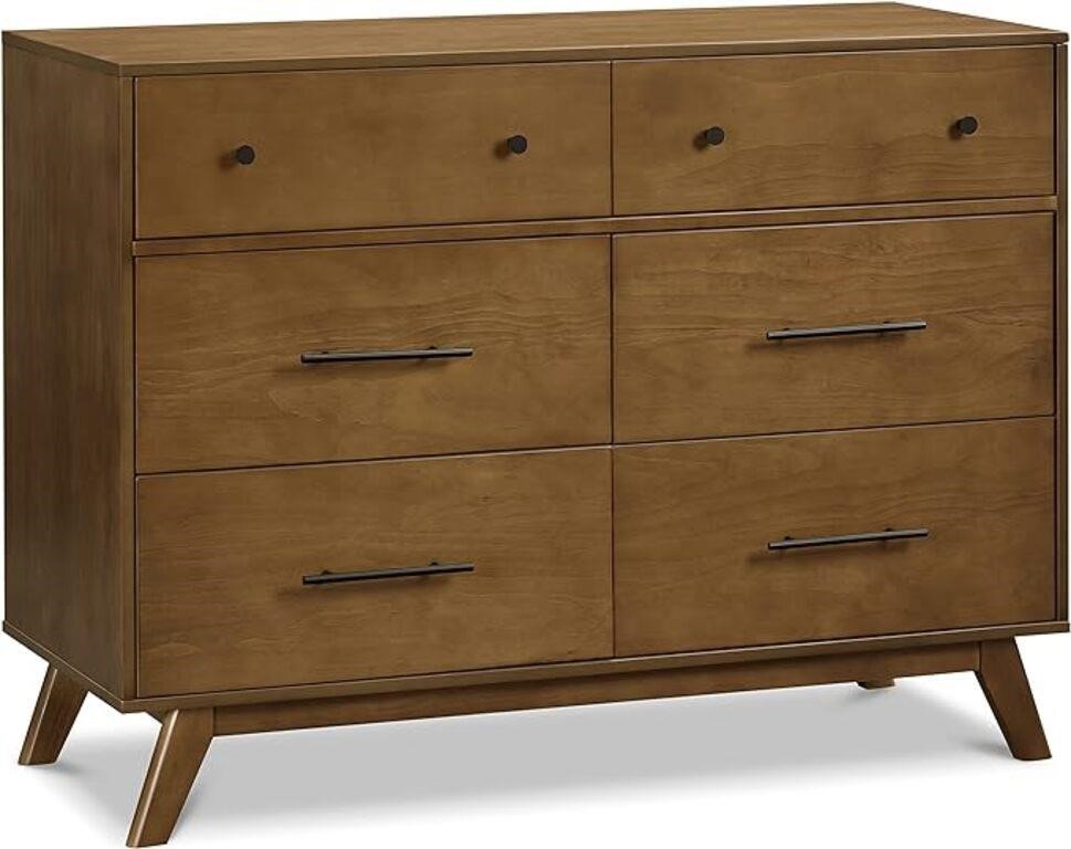 DaVinci Otto 6-Drawer Double Dresser in Walnut