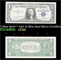 **Star Note** 1957 $1 Blue Seal Silver Certificate