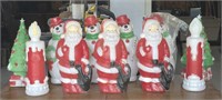 Selection of 15" Christmas Blow Molds