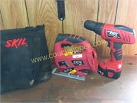 Skil  14.4 volt drill and saw w/ charger