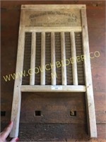 Antique galvanized wash board