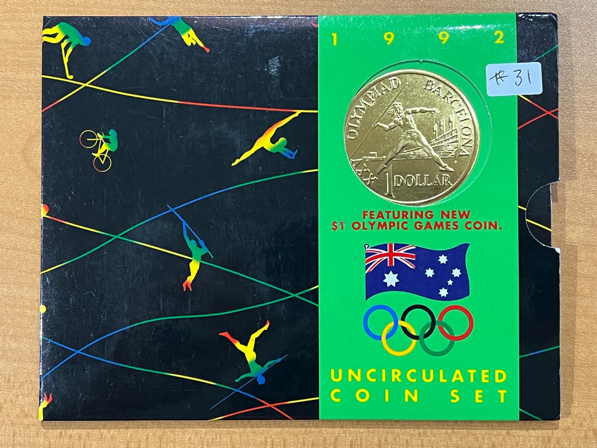 1992 Austrailian Olympic UNC Set