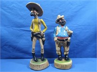 Ceramic Sheriff & Deputy Figures