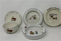 Antique Baby Plates Bowls Baby Plate
