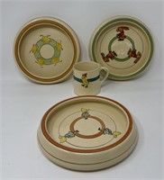 Antique Baby Plates Bowls & Cup Mug Baby Plate