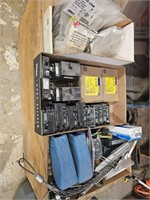 3 boxes of misc. Electrical Supplies & breakers