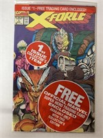 MARVEL COMICS X-FORCE # 1 SEALED WITH CARD