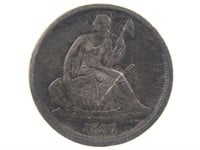 1837 Seated Half Dime Large Date