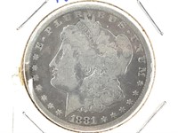 1881-CC Morgan Dollar