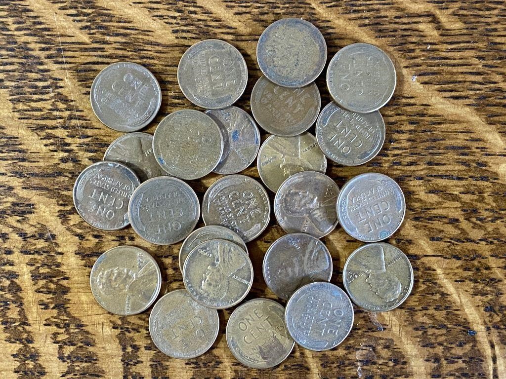 23 U.S. Wheat Pennies