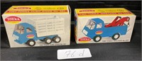 Vintage Tiny-Tonka Dump Stake & Wrecker.