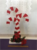 Cute Tall Candy Cane Christmas Decor