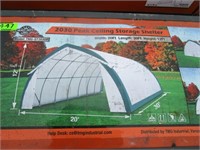 New/Unused TMG 2030 Peak Ceiling Storage Shelter,