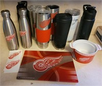Red Wings travel cups and other gear