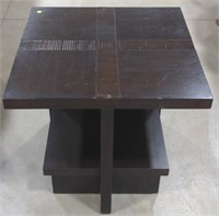(AM) Modern Style End Table. 26" x 26" x 24".