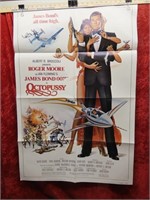 Original James Bond 007 in Octopussy movie poster.