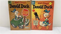 1959 & 1960 DELL COMICS WALT DISNEYS DONAL DUCK