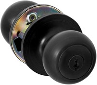 AmazonBasics Entry Door Knob With Lock,