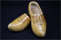 Authentic Hand Carved & Painted Dutch Clogs