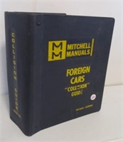 Hard cover Mitchell's manual for foreign car