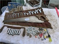 Wrench Sets, Saws, Bolts more
