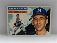 1956 Topps #10 Warren Spahn HOF Milwaukee Braves