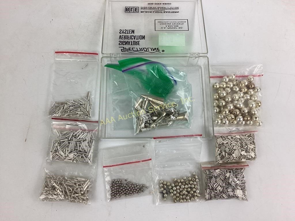 Sterling silver beads, jewelry parts & earring