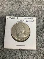 1962D Silver Half-Dollar