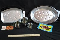 Stainless Sauce Cups And Meat Trays