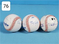 Collection of MLB Autographed Balls & Photos
