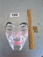 Vintage NOS Clear Creepy Face Mask Franco Novelty