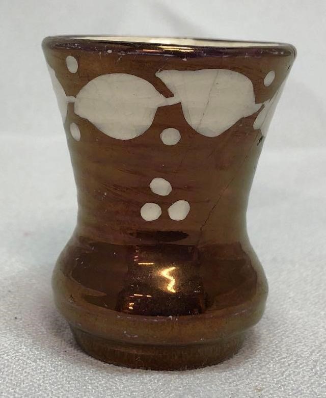 Lancaster Hanley Bronze Lusterware Miniature Vase