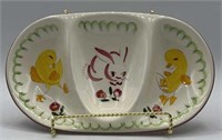 Stangl Pottery Compartment Baby Server