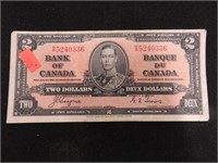 1937 Can $2 bill