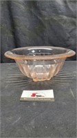Federal glass pink depression glass bowl