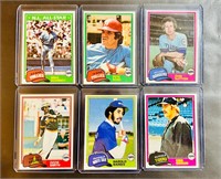 1981 Topps Baseball Cards High Grade Rookies