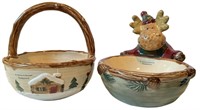 St. Nicholas Square Basket & Bowl