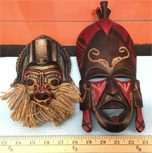 Central Africa wooden masks