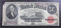 1917 large size $2 bill