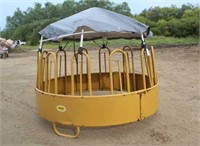 Sioux Round Bale Feeder w/ Cover, Approx 89"