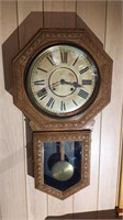 Welch Octagon Pendulum Wall Clock