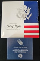 2016 Liberty Silver Medal and Bill of Rights Half