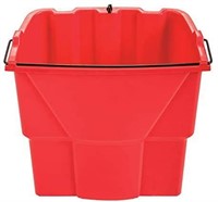 Rubbermaid Commercial 18 qt. Wringer Bucket Red