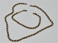 14 k Gold 18" Broken Necklace 7.3 Grams