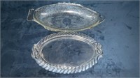 Two glass platers