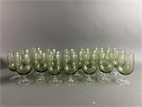 Pier 1 Olive Wine Glasses