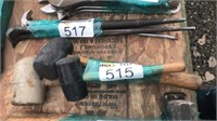 Assorted Rubber Hammers