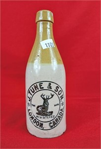 J. Tune and Son London, ON ceramic ginger beer