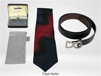 Dolce & Gabbana Men's Belt, Tie & Cufflinks