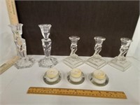 Crystal & Glass Candle Holders